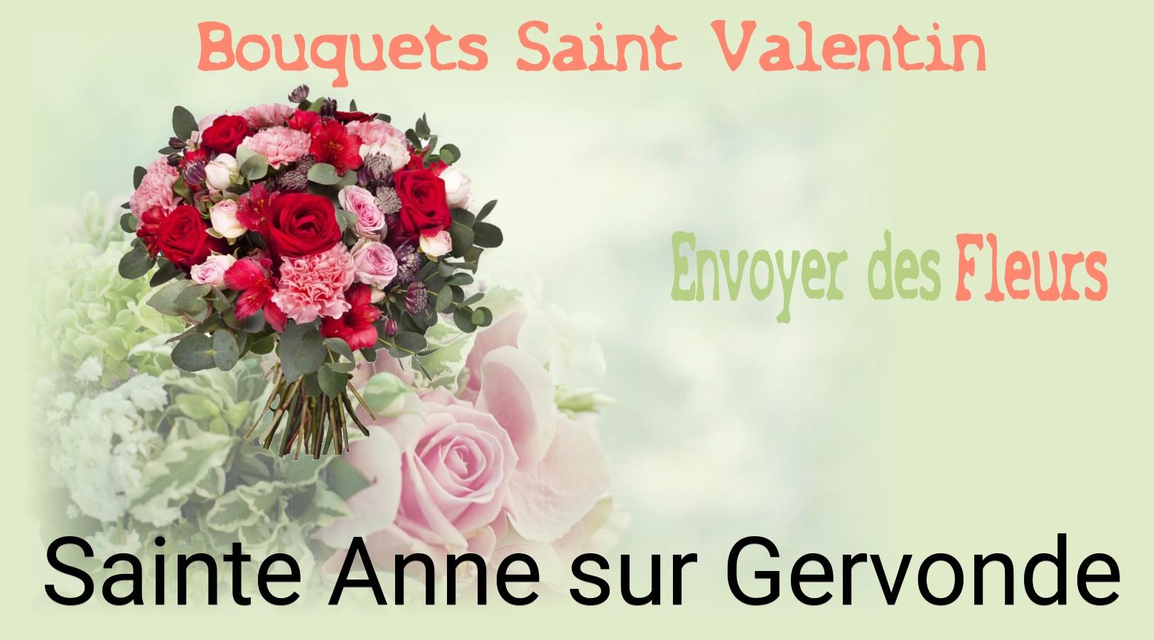 Roses de Saint-Valentin livrées à Sainte-Anne-sur-Gervonde